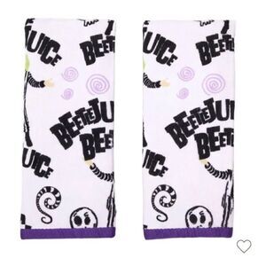 Nwt Beetlejuice Halloween 2 pc Hand Towels